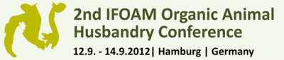 Logo IFOAM organic animal husbandry conference